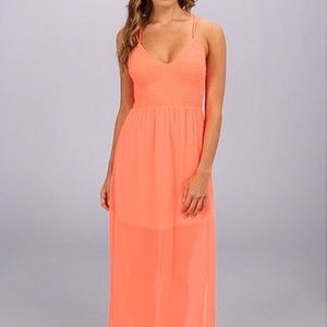 🍑 Dolce Vita Calle Maxi Dress Neon Coral